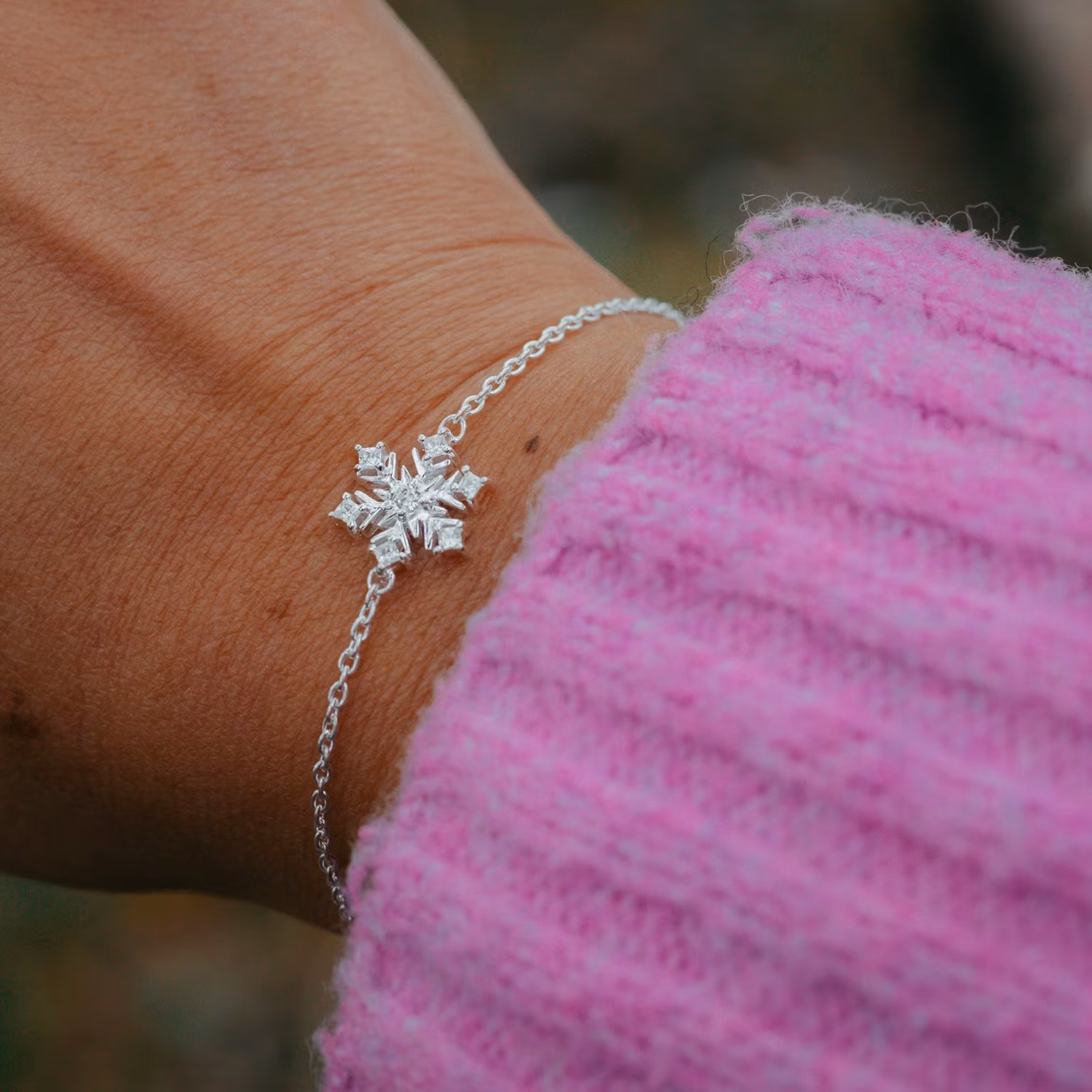 Snöflinga armband