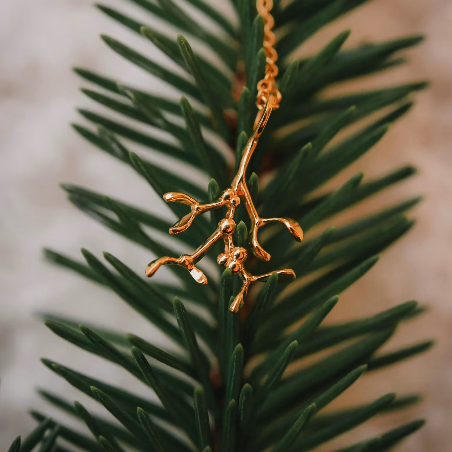 Mistel halsband guld (Limited edition)
