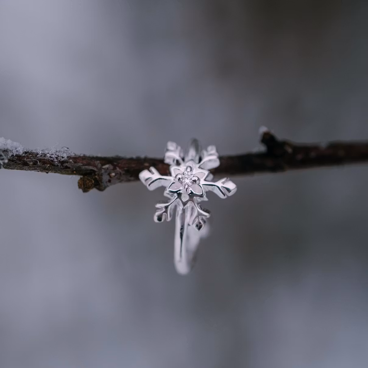 Snöflinga earcuff
