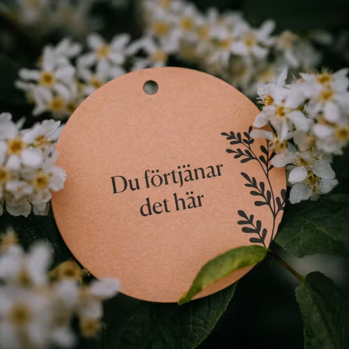 Hälsningskort Förtjänar