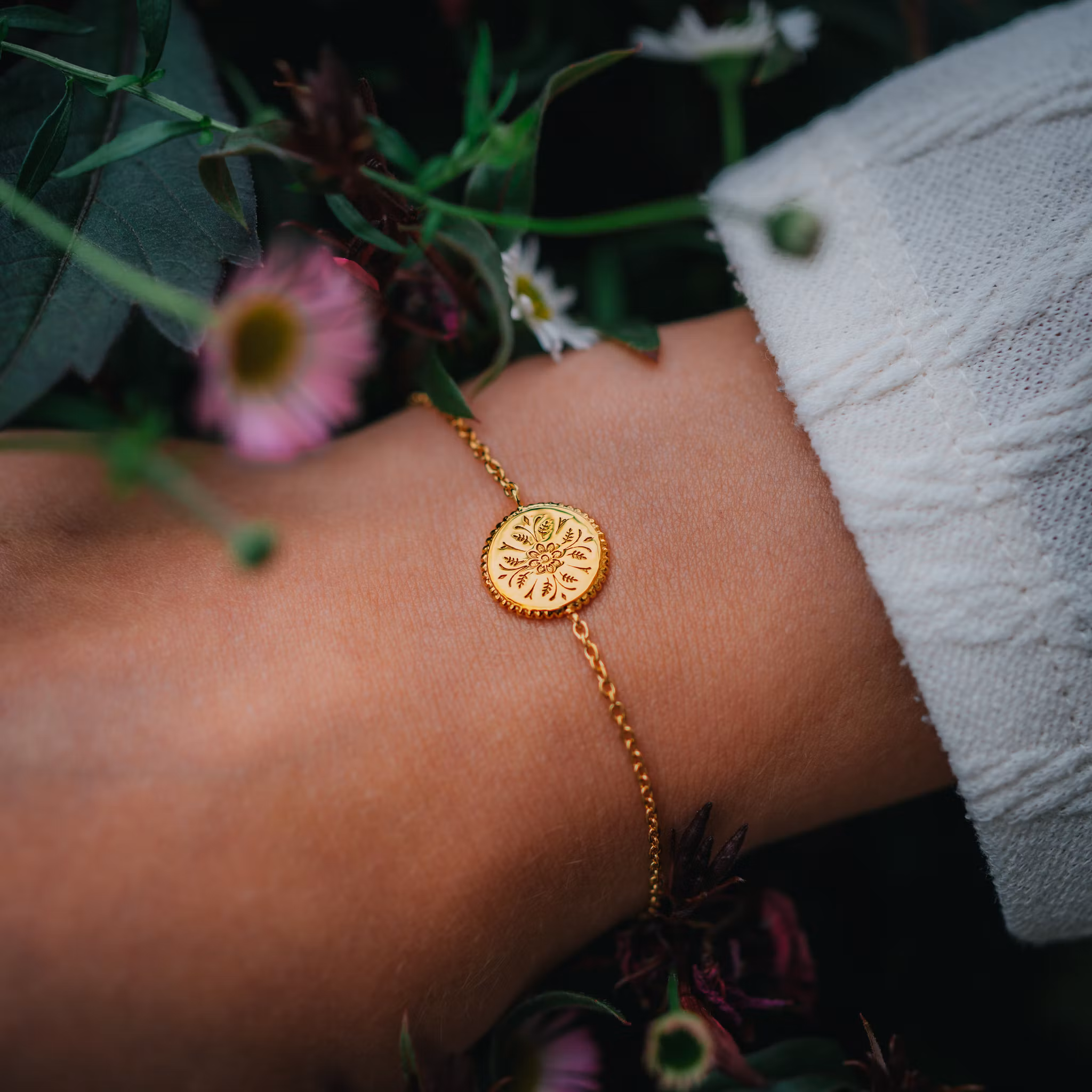 Arv armband guld