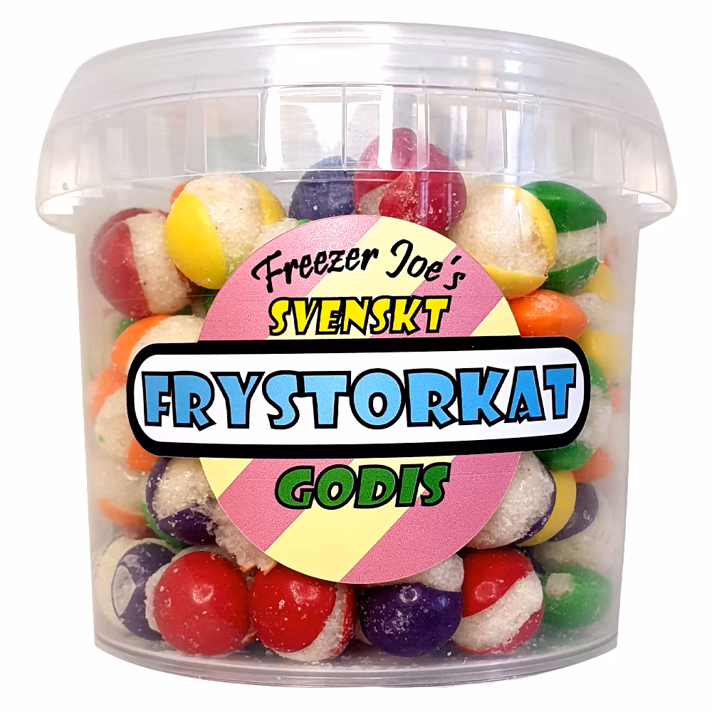 Frystorkat Godis - Skittles Rainbow Burk 120g