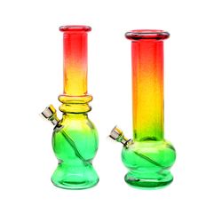 Glas bong 15cm - Rasta