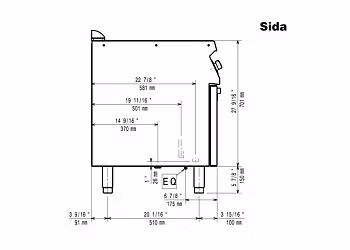 Pastakokare EL 400MM EVO700 10kW
