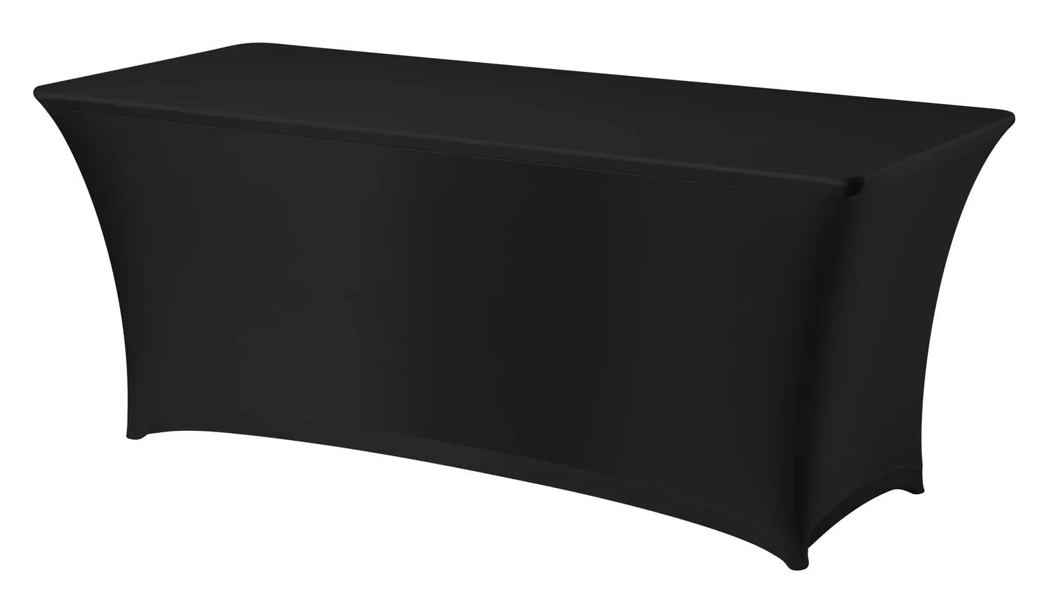 Bordsöverdrag HENDI EVENT, rektangulär, svart. B=1200mm