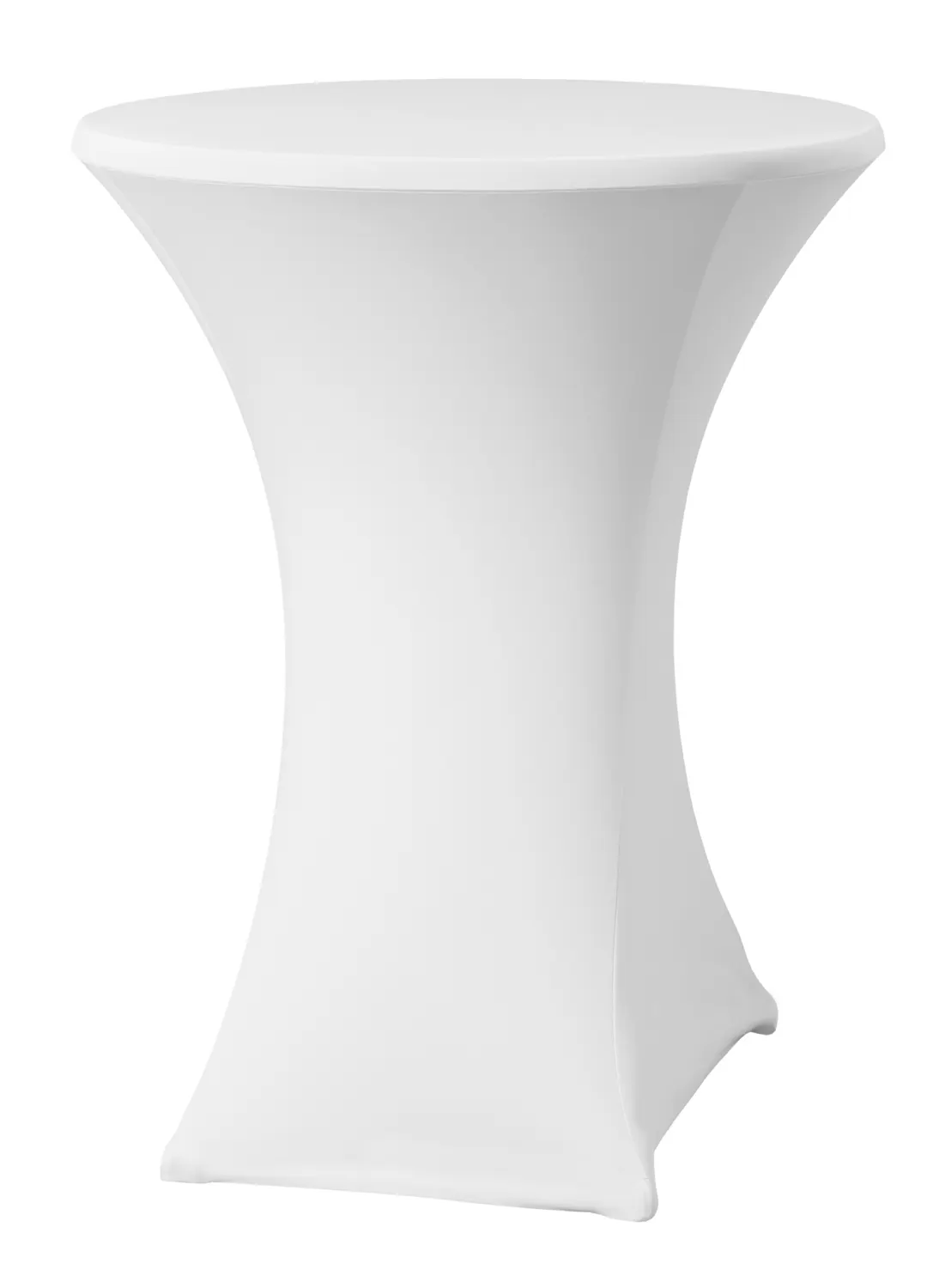 Bordsöverdrag HENDI EVENT, rund, vit. Ø=850mm