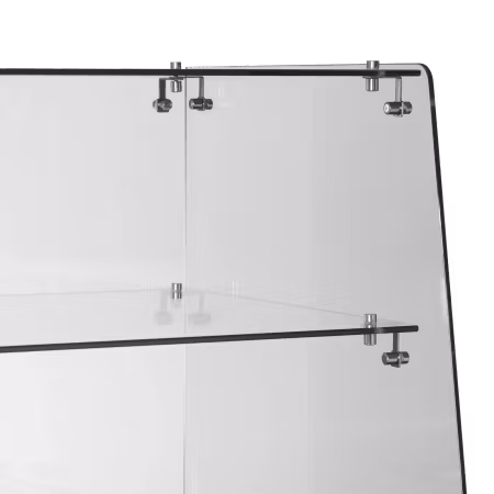 Glasöverdel TEFCOLD Saladette TSA920/TGS92, rak front/topp inkl mellanhylla