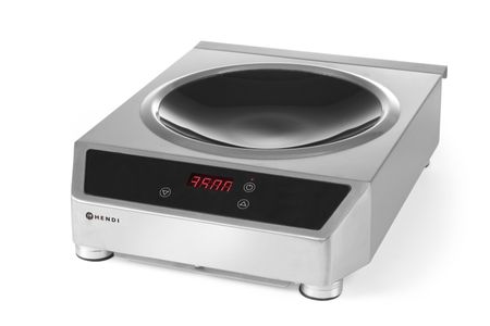 INDUKTIONSWOK 3,5KW - ROSTFRI MED DIGITAL KONTROLL