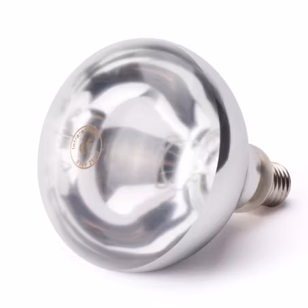 INFRARÖD GLÖDLAMPA FÖR VÄRMELAMPA - VIT 250W