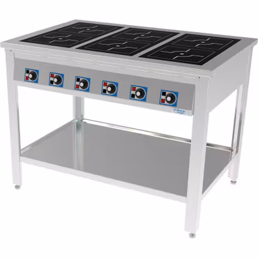 Spis FRIBERGS FSI6090 PRO, induktion 6st zoner, B=1200mm. 30kW