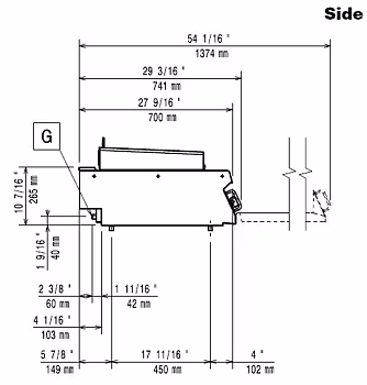 Gasgrill Naturgas & Gasol, 800 - EVO700