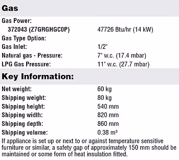 Gasgrill Naturgas & Gasol, 800 - EVO700