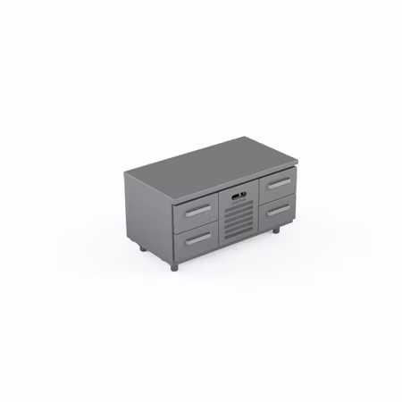 Grillkylbänk 4 lådor GN1/1