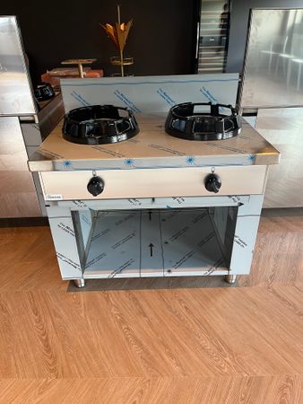 WOKSPIS, 2 LÅGOR 2x14kW,  1000X600 MM, GOLVMODELLL, CASTA