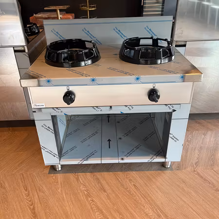 WOKSPIS, 2 LÅGOR 2x14kW,  1000X600 MM, GOLVMODELLL, CASTA