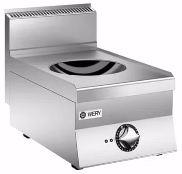 Induktionswok WERY PIWE64, 1st zon áØ300mm, B=400mm. 5kW