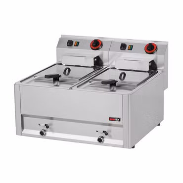 Fritös RM GASTRO REDFOX FE60-ELT, dubbel, 2x6kW, B=660mm