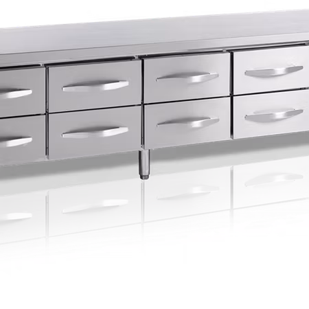 GRILLKYLBÄNK 8 DRAGLÅDOR GN 1/1 UC5480, TEFCOLD