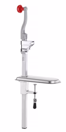 Konservöppnare HENDI manuell L=550mm, inkl bordsklämma. Mått BxDxH:115x250x550mm