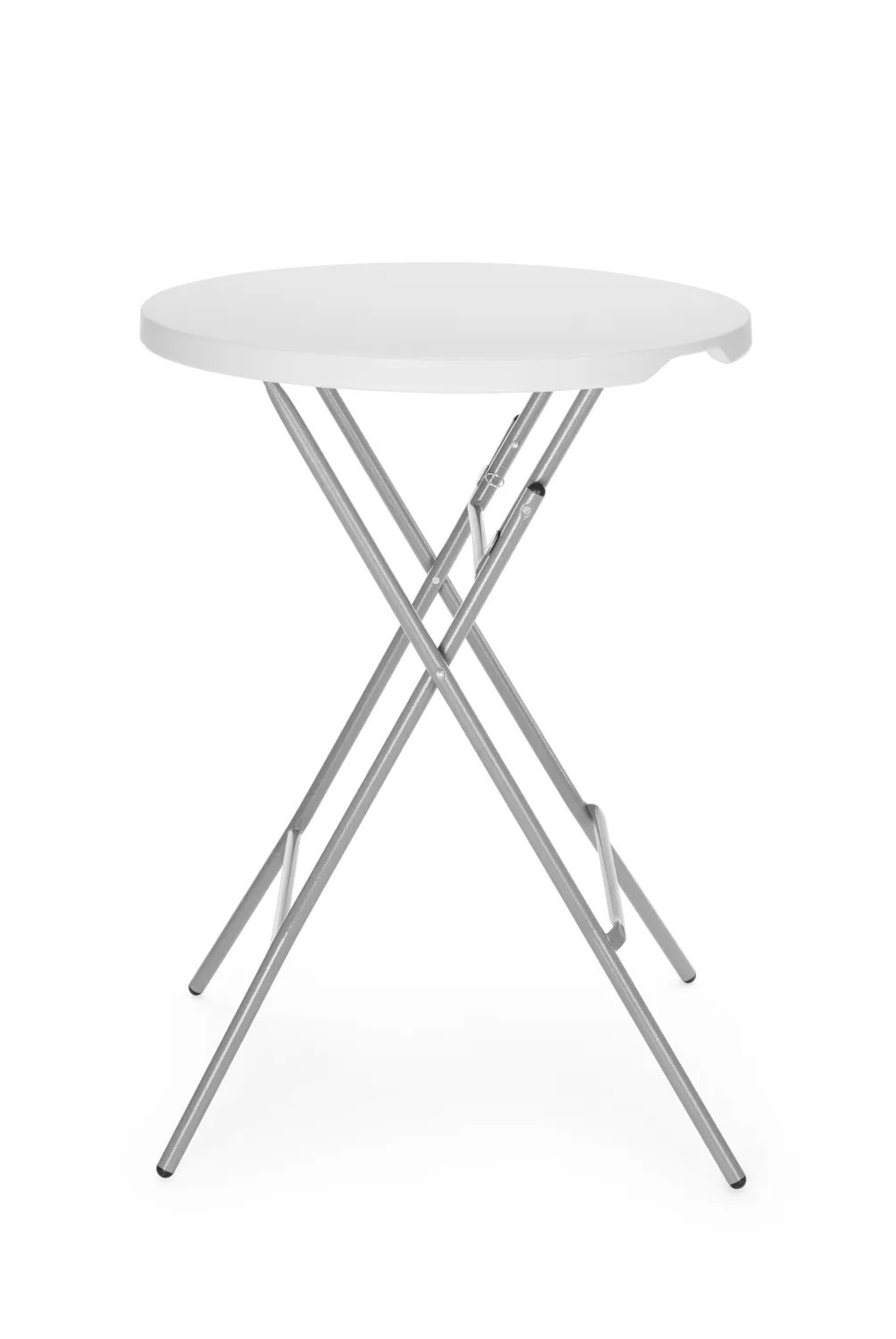 Buffébord HENDI EVENT, fällbart. Färg: Vit. Mått ØxH: 800x1100mm