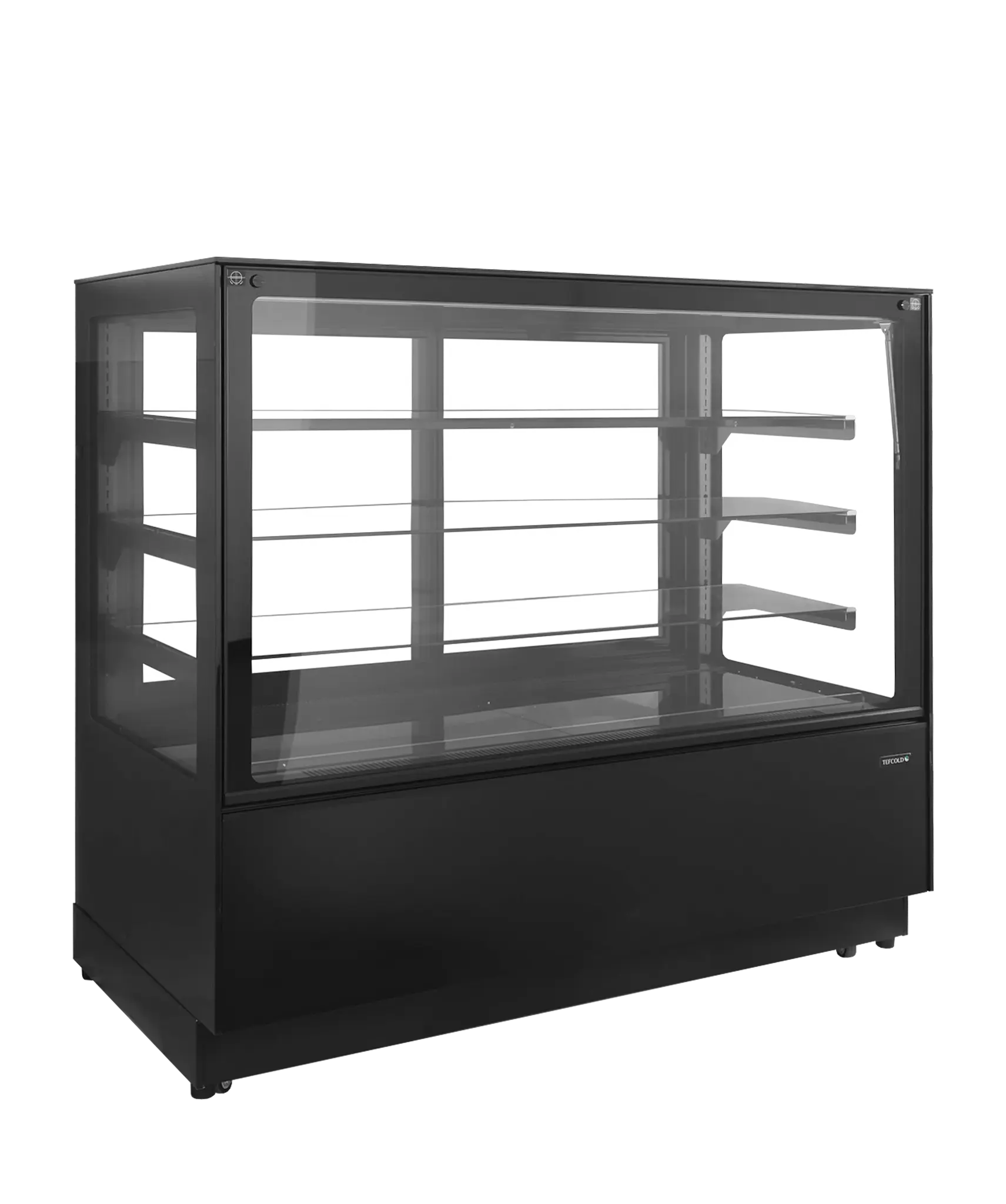 Konditorimonter TEFCOLD PDA3-CTF150B-1. Färg: Svart. L=1500mm