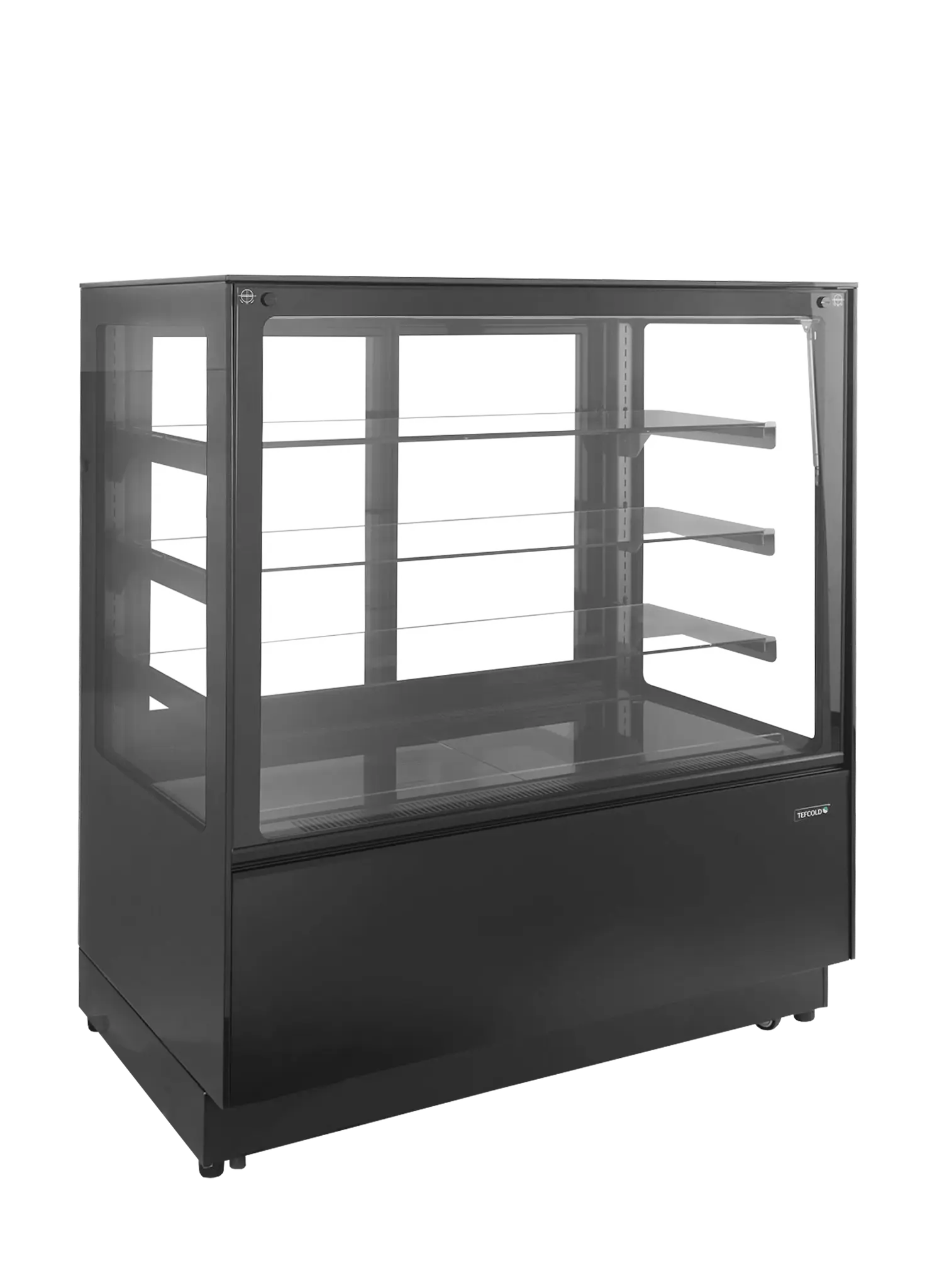 Konditorimonter TEFCOLD PDA3-CTF120B-1. Färg: Svart. L=1200mm