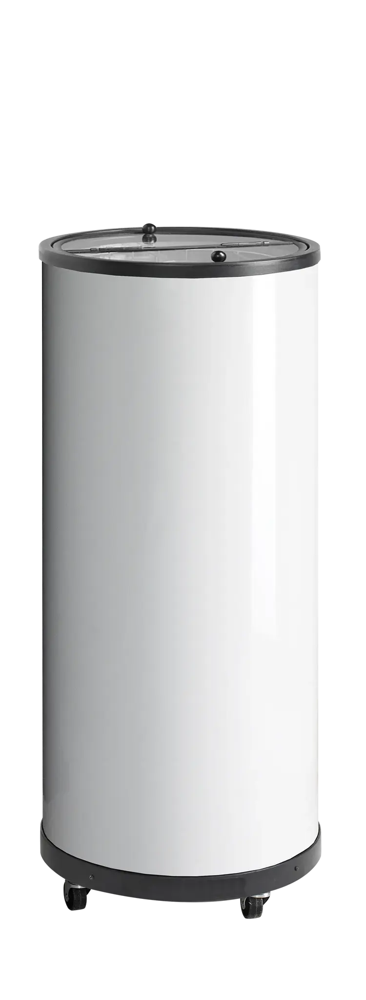 Burkkyl TEFCOLD CC55, hjul, fällbart lock. Färg: Vit