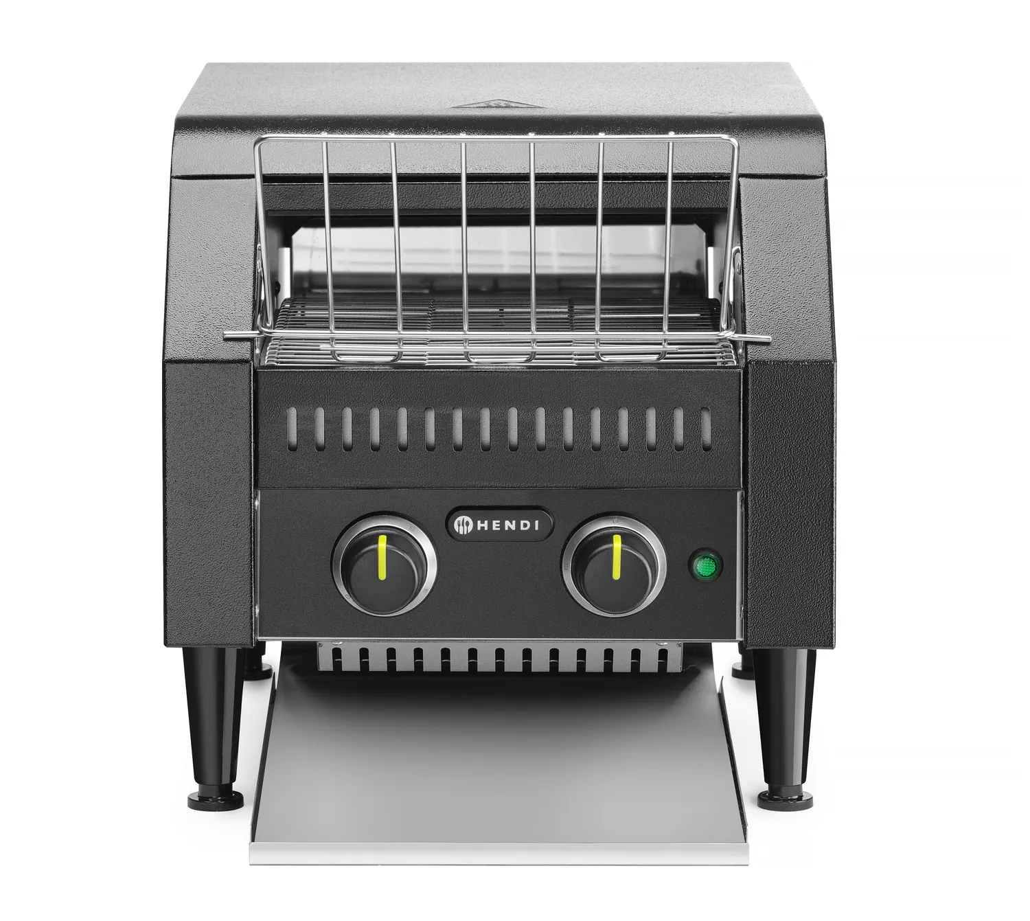 Brödrost/Toaster HENDI, dubbel bredd, svart