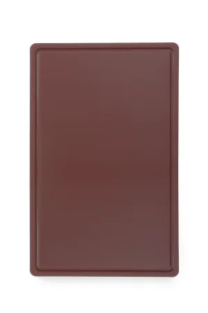 Skärbräda HENDI, HACCP, GN1/1. Färg: brun (finns i 8st olika färger)