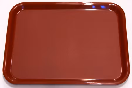 Serveringsbricka VÄBO LUNCH 430x330mm. Färg: Mörkröd