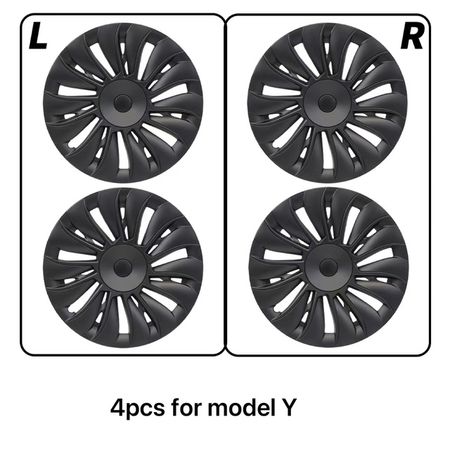 19" Gemini hjulkapsler Model Y