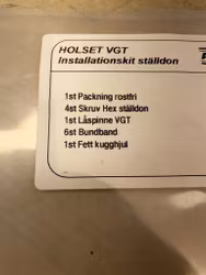Installationskit Holset HE400 / HE500 VGT