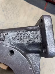 Avgashus Holset H1E / HX40 - 3532295