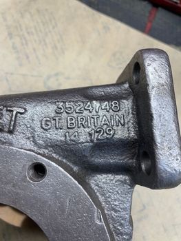 Avgashus Holset H1E / HX40 - 3532295