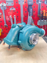 Turbo Volvo Penta 6497 - Avgashus med rostfri hylsa.