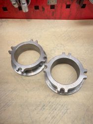 V-Band Adapter 4 bult till 3" V-band