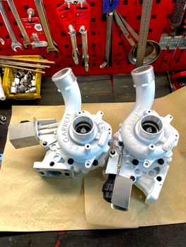 Renovering dubbelturbo till VW Marin 4.2L