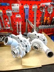 Renovering dubbelturbo till VW Marin 4.2L