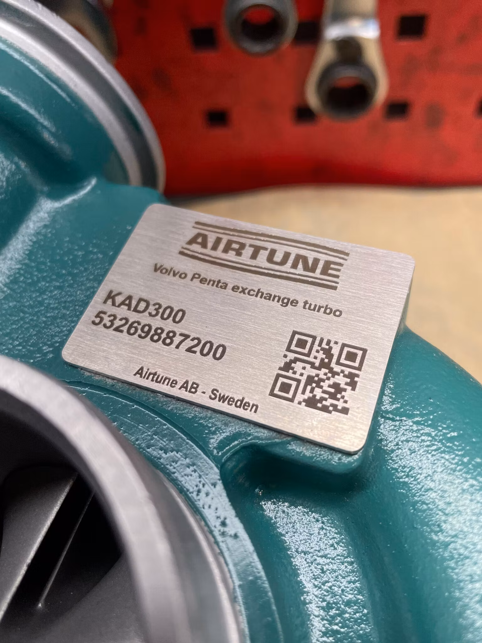 3583006 Volvo Penta KAD300 Utbytesturbo med fabriksnytt avgashus - 7200 ...