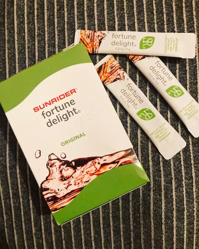 Sunrider Fortune Delight och Calli örtte "prova på"