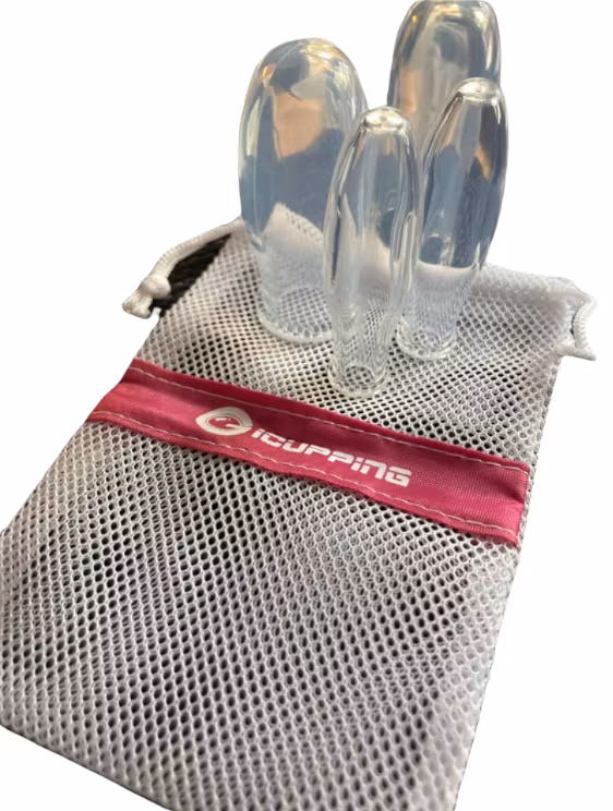 Ansiktskoppor 4-Pack – Silikonkoppor för Koppning & Ansiktsmassage