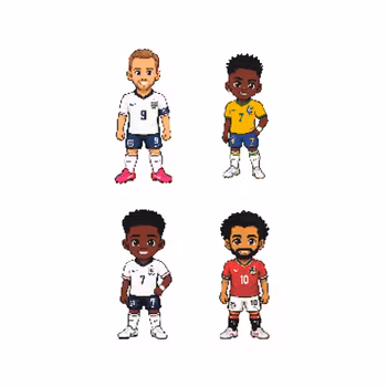 World Football Stars - Bead Pattern Collection