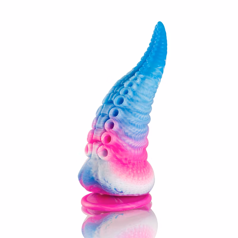 BLÅ TENTAKEL FANTASY  DILDO STÖRRE STORLEK