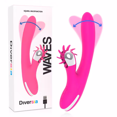 Diversia – Bunny Vibrator 24 cm för Lekfull och Intensiv Njutning