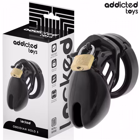 ADDICTED TOYS LOCKED - OBSIDIAN HOLD PENISBUR STORLEK M