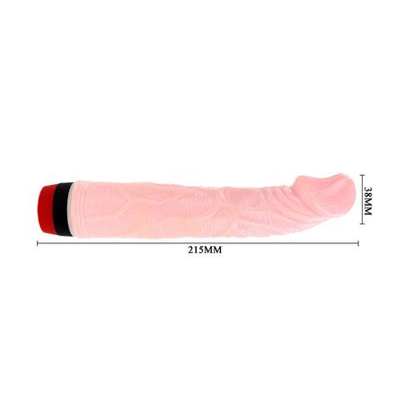 Rocking Dildo Vibrerande Cyber Skin 21.5 cm x 4 cm – Realistisk Dildo med Kraftfull Vibration för Intensiv Njutning