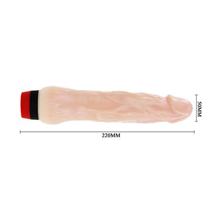 LY-Baile Rocking Dildo Cyber Skin II – Vibrerande Realistisk Dildo 21,5 cm x 5 cm för Intensiv Njutning