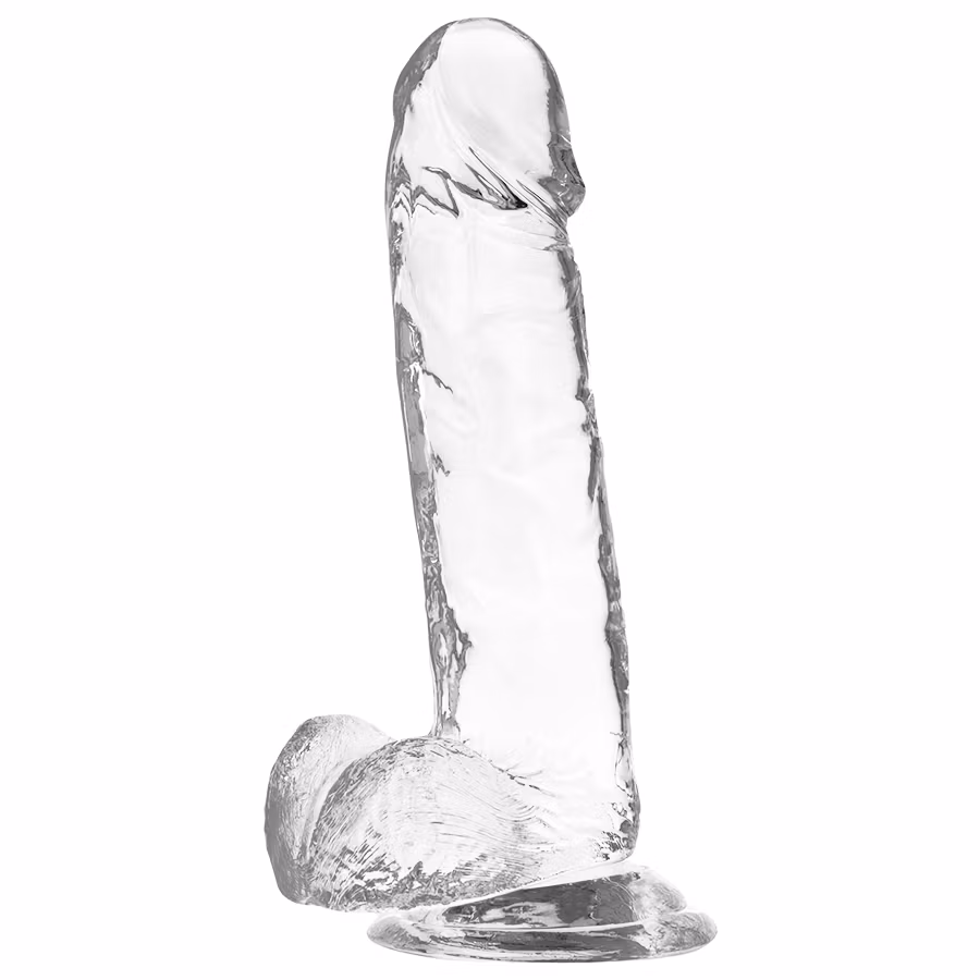 dildo realistisk genomskinlig