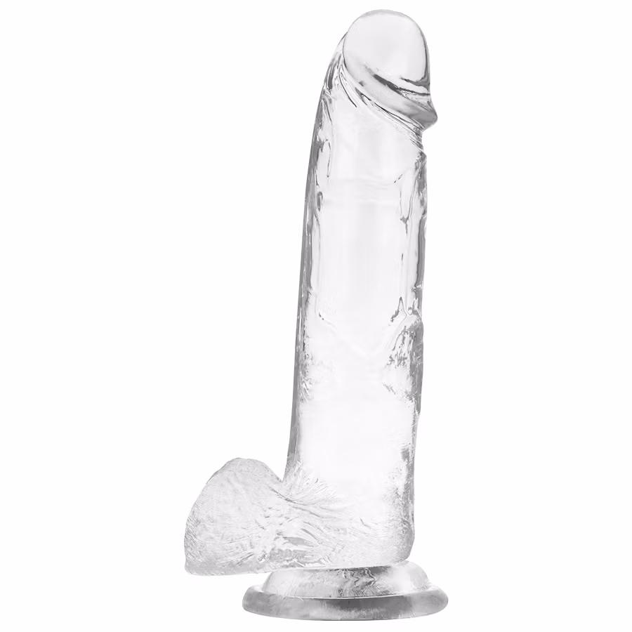 dildo realistisk genomskinlig