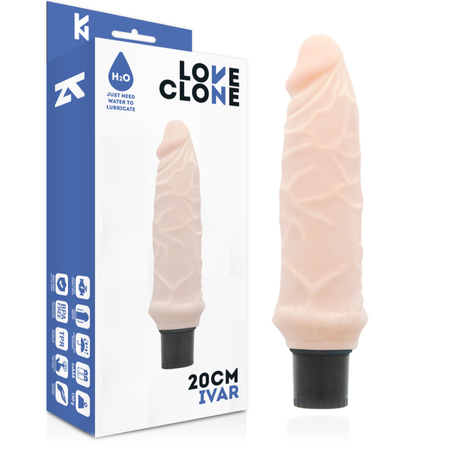 Loveclone Finn – Vibrerande självsörjande flesh dildo 20 cm x 4 cm för en realistisk och kraftfull upplevelse
